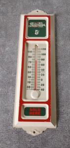 Pepsi Cola Vintage Metal Advertising Thermometer