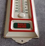 Pepsi Cola Vintage Metal Advertising Thermometer