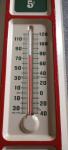Pepsi Cola Vintage Metal Advertising Thermometer