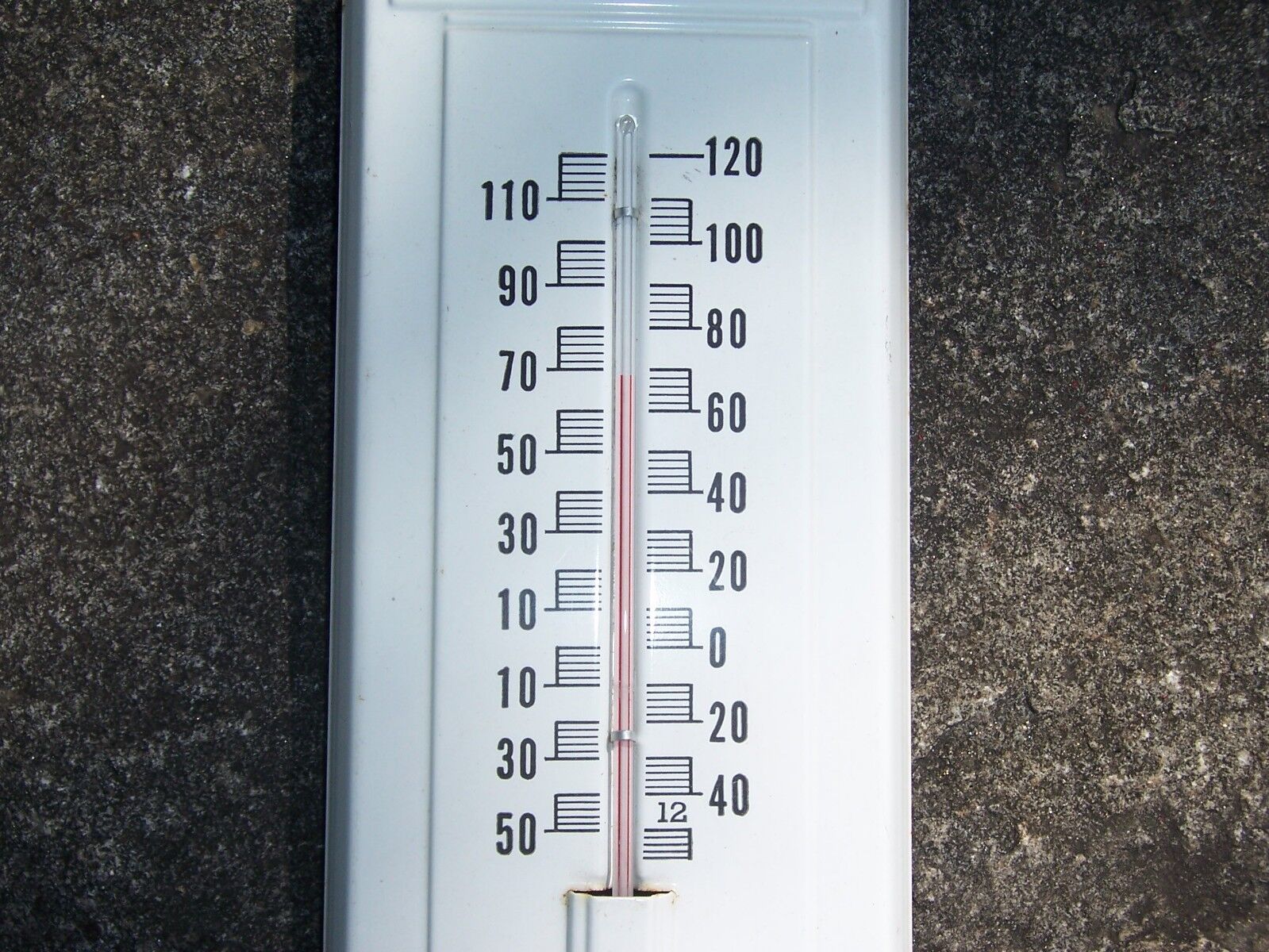 Working Vintage Trojan Auto Battery Advertising Thermometer