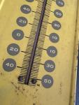 Pepsi Please Yellow Wall Thermometer with Cap