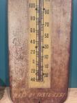 1950s Royal Crown Cola Metal Thermometer Sign