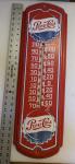 Pepsi Cola Vintage Metal Advertising Thermometer 27”