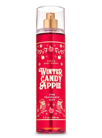 Bath and Body Works - Winter Candy Apple - Winter 2019 - Daily Trio - Shower Gel, Fine Fragrance Mist & Super Smooth Body Lotion