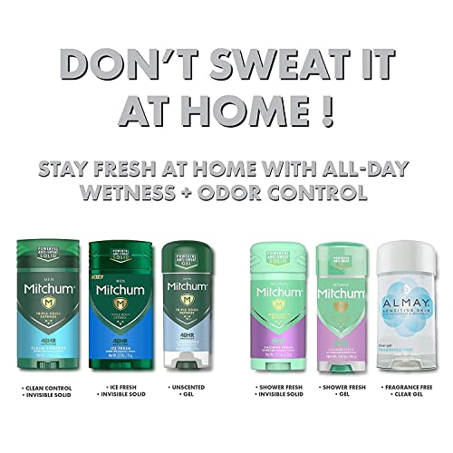 Almay Clear Gel, Anti-Perspirant & Deodorant, Fragrance Free, 2.25-Ounce Stick (Pack of 12)