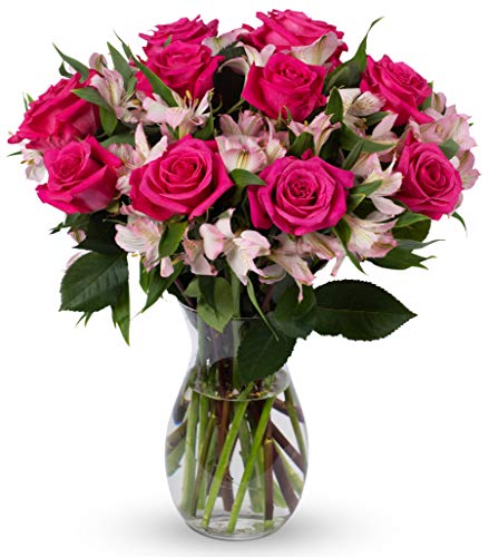 Charming Roses & Alstroemeria, Fresh Flowers - Perfect Gift!