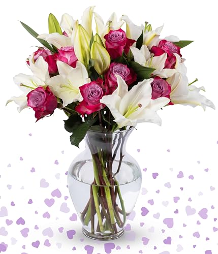 Lavender Roses and Lilies: Feminine Flowers, Perfect Gift