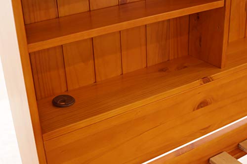 Twin Bookcase Daybed with Drawers and Trundle