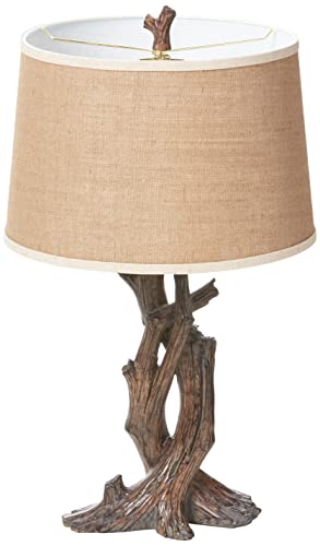 Antique Wood Cusworth Table Lamp by Stein World