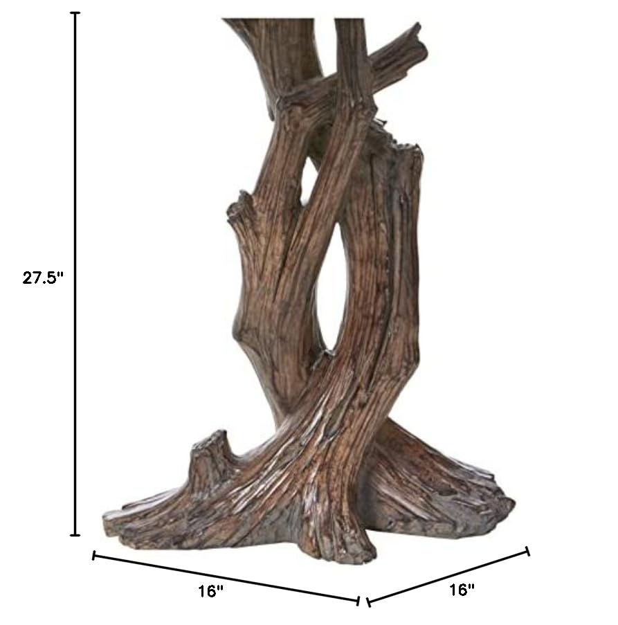 Antique Wood Cusworth Table Lamp by Stein World