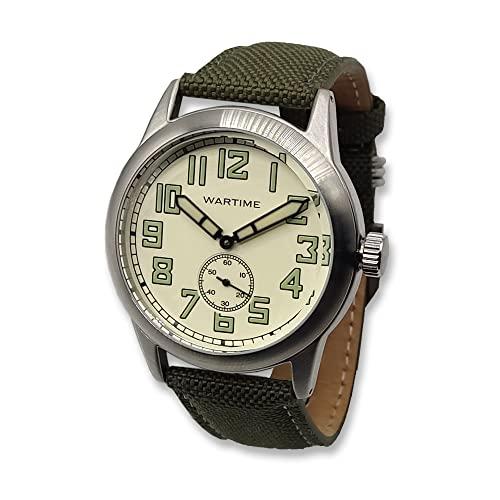 WTI World Time WW2 Military Watch - Vintage Style