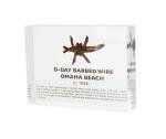 WWII Barbed Wire Artifact Display for Collectors