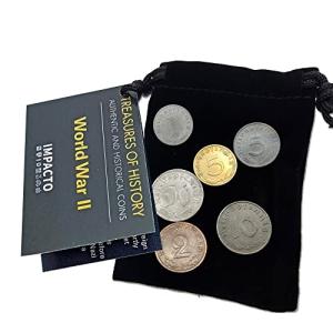 WW2 Nazi Coins Set with Velvet Bag