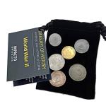 WW2 Nazi Coins Set with Velvet Bag