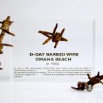 WWII Barbed Wire Artifact Display for Collectors