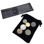 WW2 Nazi Coins Set with Velvet Bag
