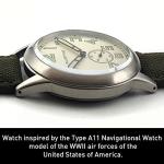 WTI World Time WW2 Military Watch - Vintage Style