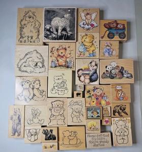 31 Adorable Bear Stamps by Penny Black