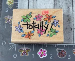 Penny Black Totally Flowers 2440E Rubber Stamp