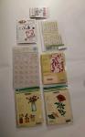 Lot of 7 Darcie's Heart & Penny Black Stamps