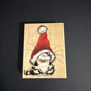 Penny Black Jolly Xmas Kitty Stamp