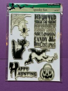 Penny Black Halloween Black Cat Rubber Stamp