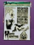 Penny Black Halloween Black Cat Rubber Stamp
