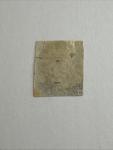 1840 Penny Black Queen Victoria Stamp with Red Cross