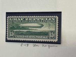 1930 Graf Zeppelin 65¢ Airmail Stamp