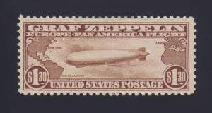 Graf Zeppelin US Airmail Stamp Scott #C14