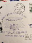 1933 Graf Zeppelin Cover Miami to Chicago
