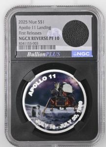 2025 Niue Apollo 11 Silver Coin NGCx 10