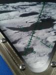 Apollo 11 Lunar Module Window Replica with Landscape