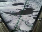 Apollo 11 Lunar Module Window Replica with Landscape