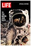 Apollo 11 Moon Landing 1969 Magazine Cover Poster