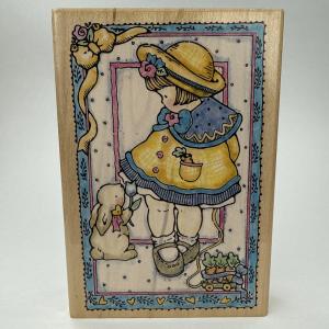 Penny Black Goodness Sake 587K Rubber Stamp