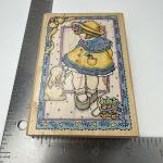Penny Black Goodness Sake 587K Rubber Stamp