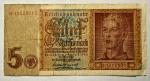 1942 German 5 Mark Banknote - WWII Collectible