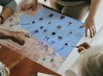 1944 Normandy D-Day Map Wall Art Poster