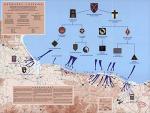 1944 Normandy D-Day Map Wall Art Poster