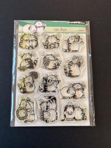 Penny Black Cat Days Clear Cling Stamp Set