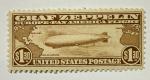 1930 $1.30 Brown Graf Zeppelin Airmail Stamp