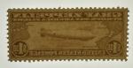 1930 $1.30 Brown Graf Zeppelin Airmail Stamp