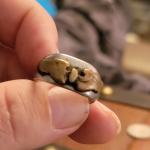 Occupied Japan Handmade Machinist Ring - Military Collectible