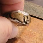 Occupied Japan Handmade Machinist Ring - Military Collectible