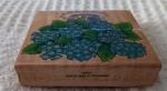 1995 Vintage Penny Black Hydrangea Rubber Stamp