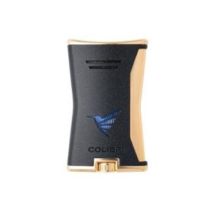 Colibri Premium Slim Cigar Lighter - Black & Gold