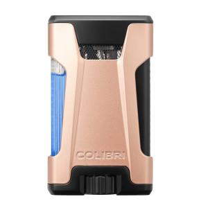 Colibri Rebel Dual Jet Butane Lighter - Matte Rose Gold