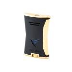 Colibri Premium Slim Cigar Lighter - Black & Gold