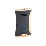 Colibri Premium Slim Cigar Lighter - Black & Gold